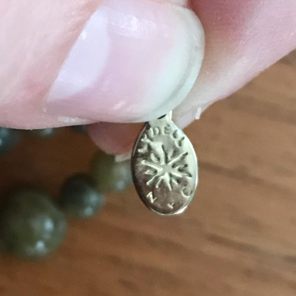 Anthropologie Lydell NYC 3 Strand “Jade” Necklace - Picture 7 of 8